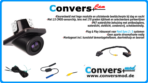 Achteruitrijcamera – Compleet pakket (Camera/Montage/Activering)