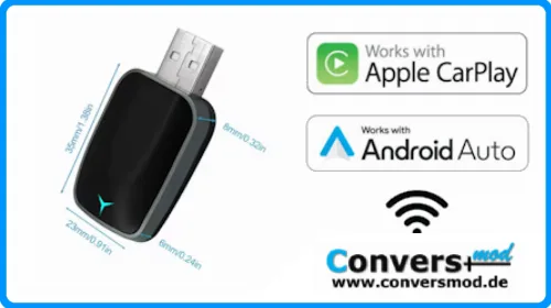 Wireless-Adapter für Android Auto & Apple CarPlay